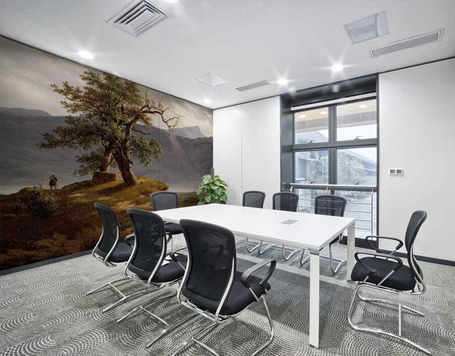 Landscape with a Wanderer [1830] by Thomas Fearnley [1802–1842] Wall Printing