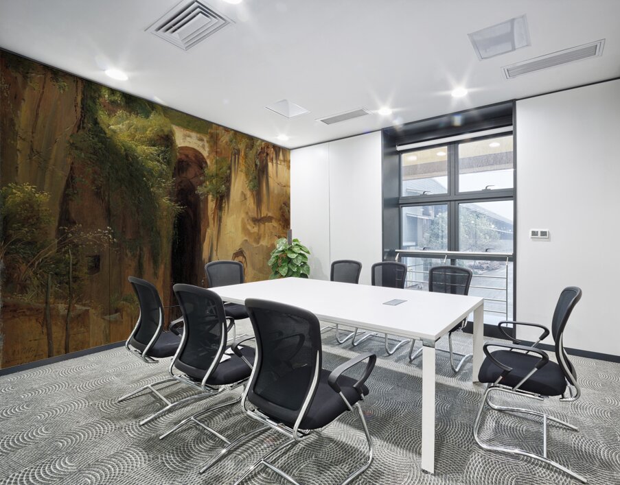 The Grotto of Posillipo at Naples [1826] by Antonie Sminck Pitloo [1790–1837] Wall Printing