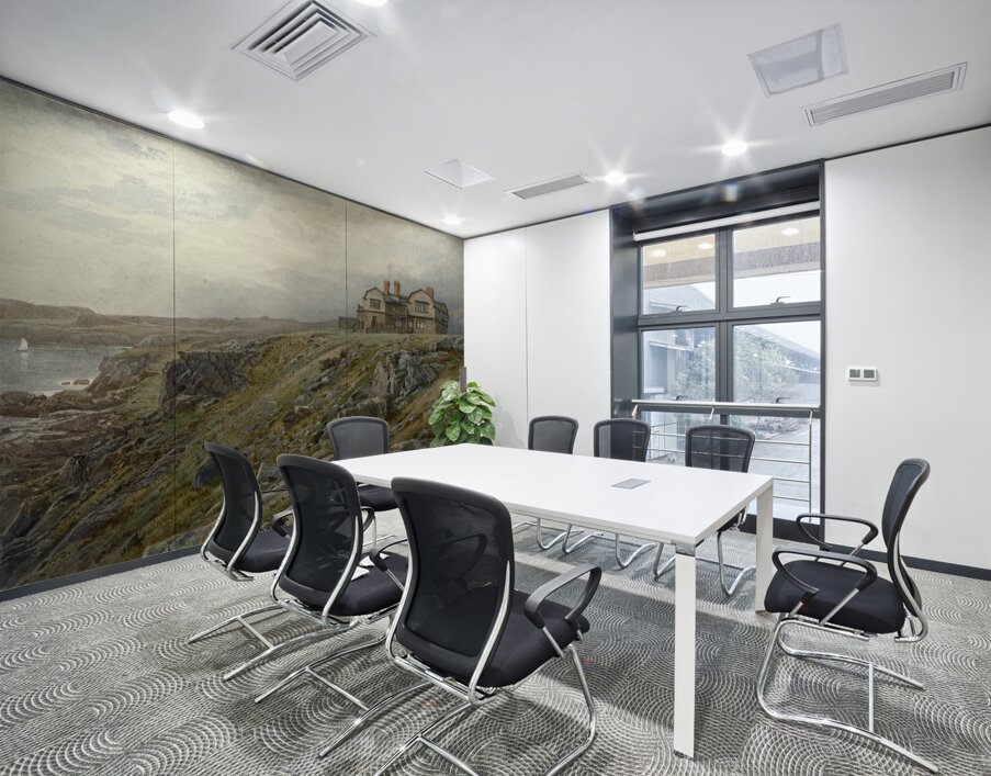 Graycliff. The Artist’s Home. Newport. Rhode Island [1882] by William Trost Richards [1833–1905] Wall Printing