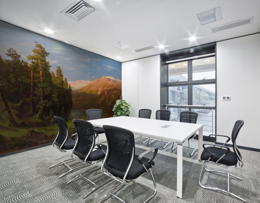 Landschaft im Abendrot by Carl Schweninger [1854–1903] Wall Printing