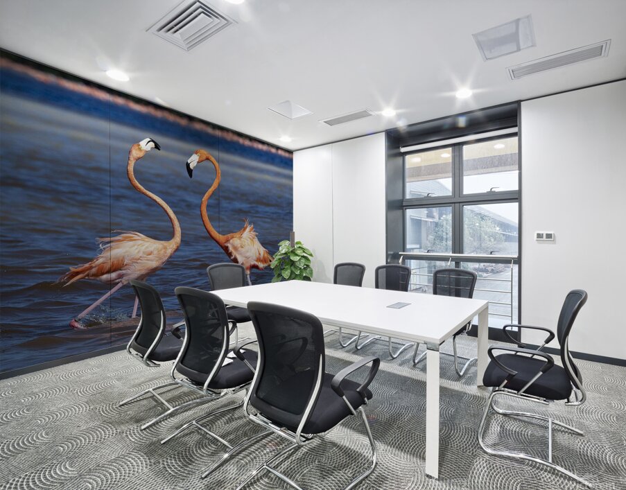 Flamingo chat Wall Printing