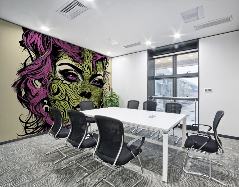 Psychedelic Metamorphosis Wall Printing