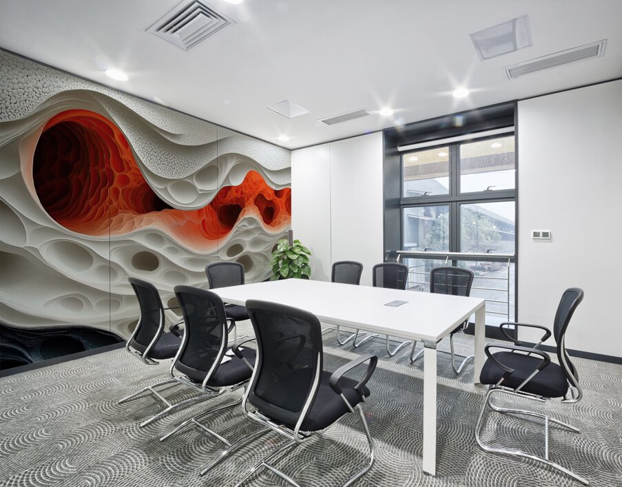 Caverns of Light Y92H7N 62 Wall Printing