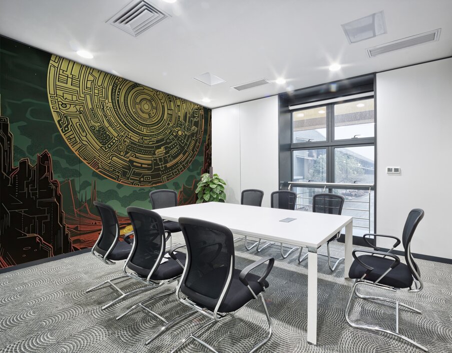 Celestial Circuitry H92N5Z 62 Wall Printing