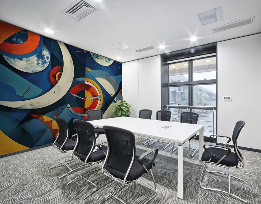 Celestial Clockwork 92HJ8P 63 Wall Printing