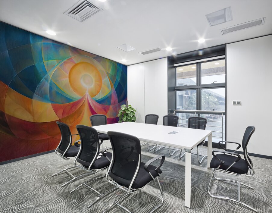 Celestial Convergence H3N9P2 57 Wall Printing