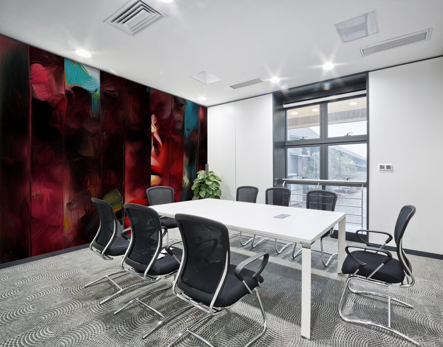 Fragments of a Silent Storm Wall Printing