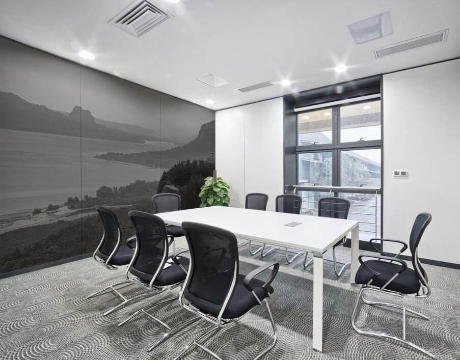 Columbia Misty Evening Wall Printing