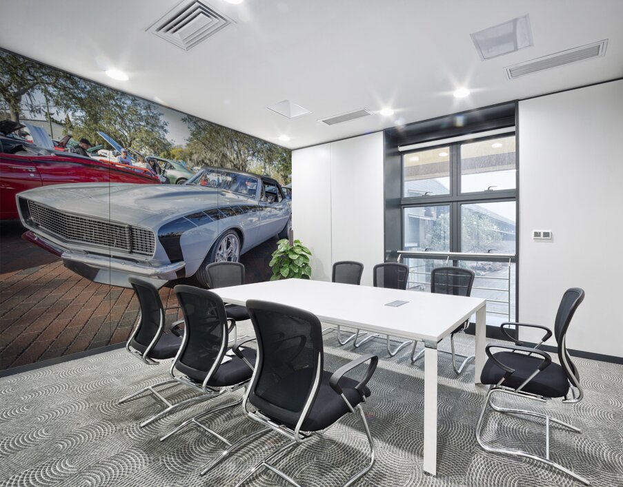 1967 Gray Camaro Restomod X1 3 Wall Printing