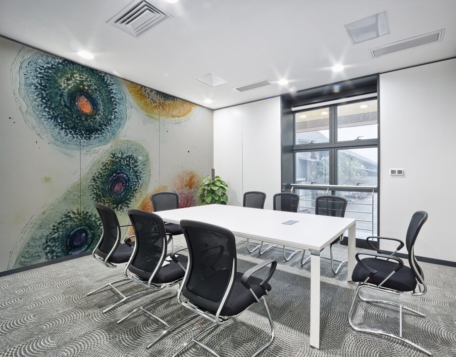 Cellular Echoes ZH92N5 55 Wall Printing