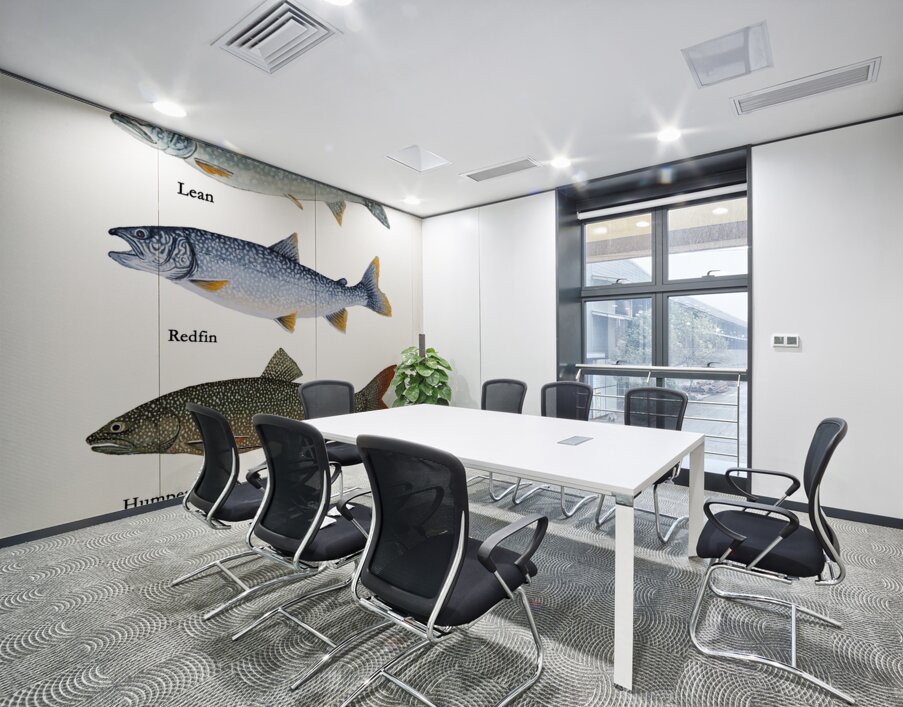 Lake Superior Lake Trout Morphs Painting Wall Printing