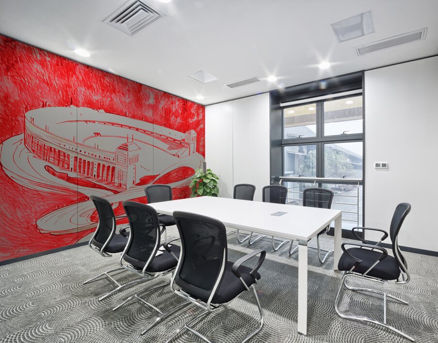 1920s Ohio Stadium Art Remix Wall Printing