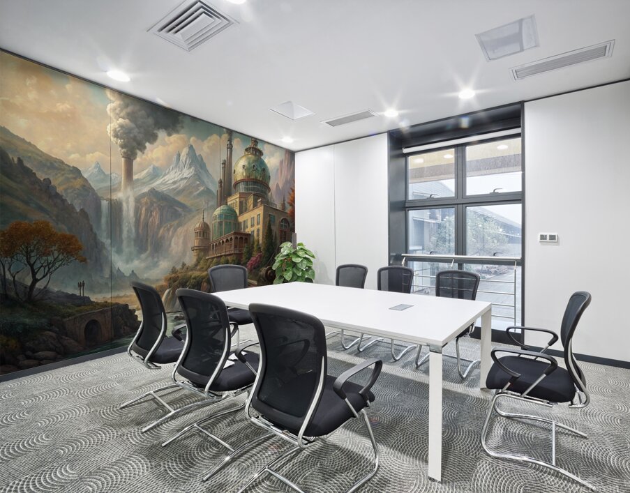 Floral Factories Wall Printing