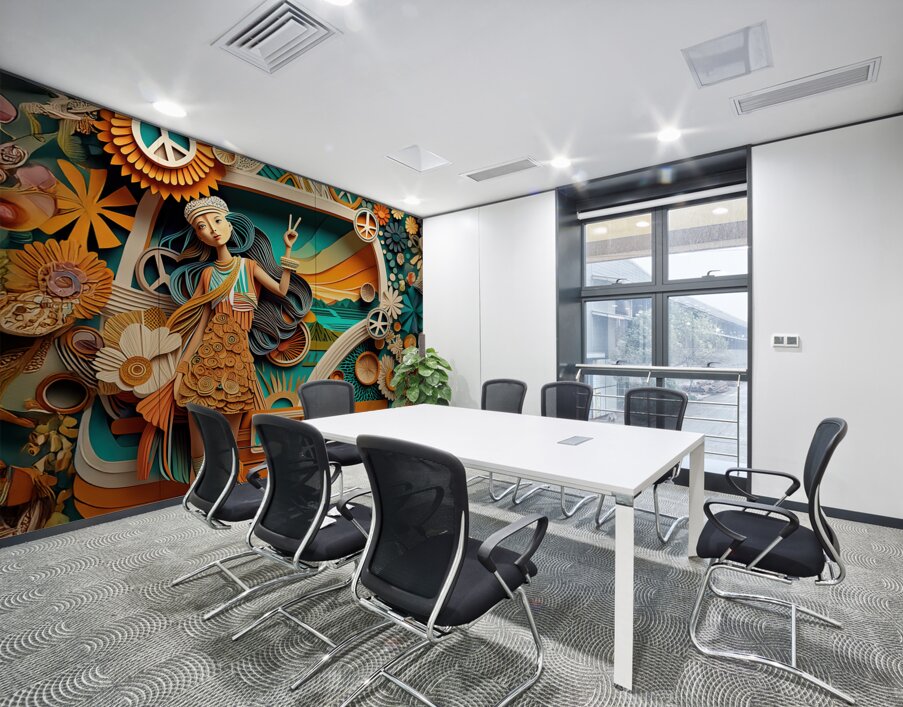 Groovy Wall Mural 2 Wall Printing