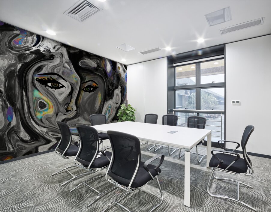 Fire Opal Wall Printing