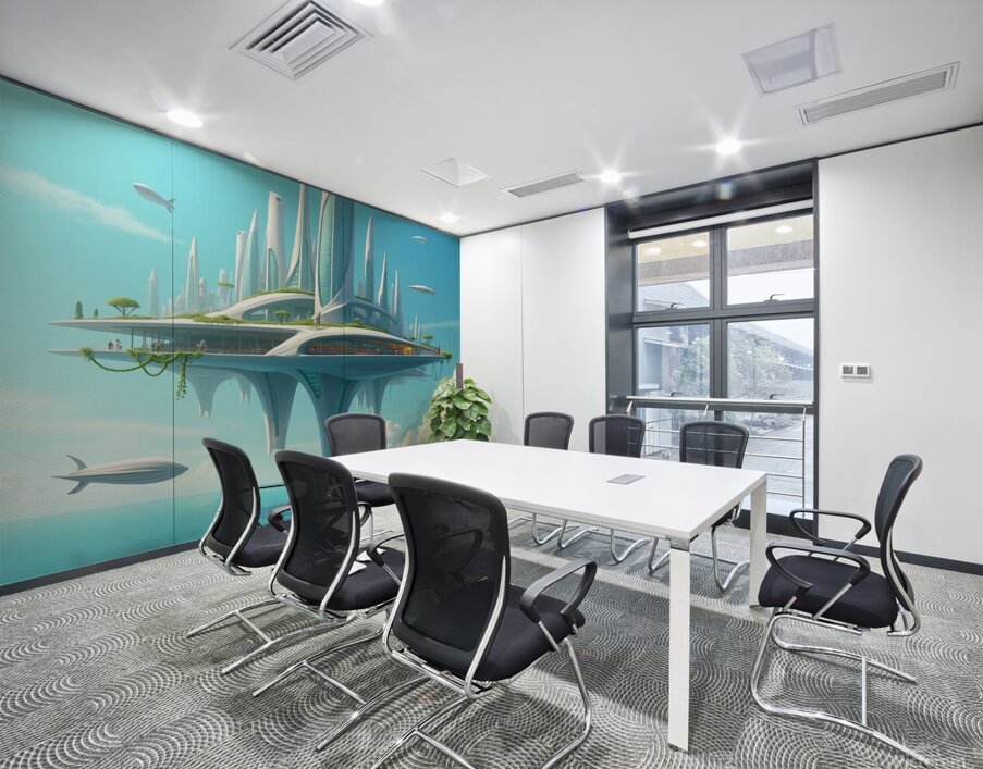 City of the wealthy Wall Printing