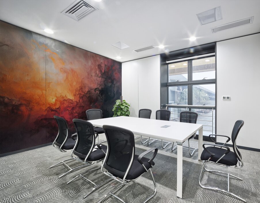 Celestial Inferno 2P9H7N 55 Wall Printing