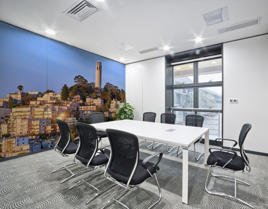 San Francisco Coit Tower Sunrise Wall Printing