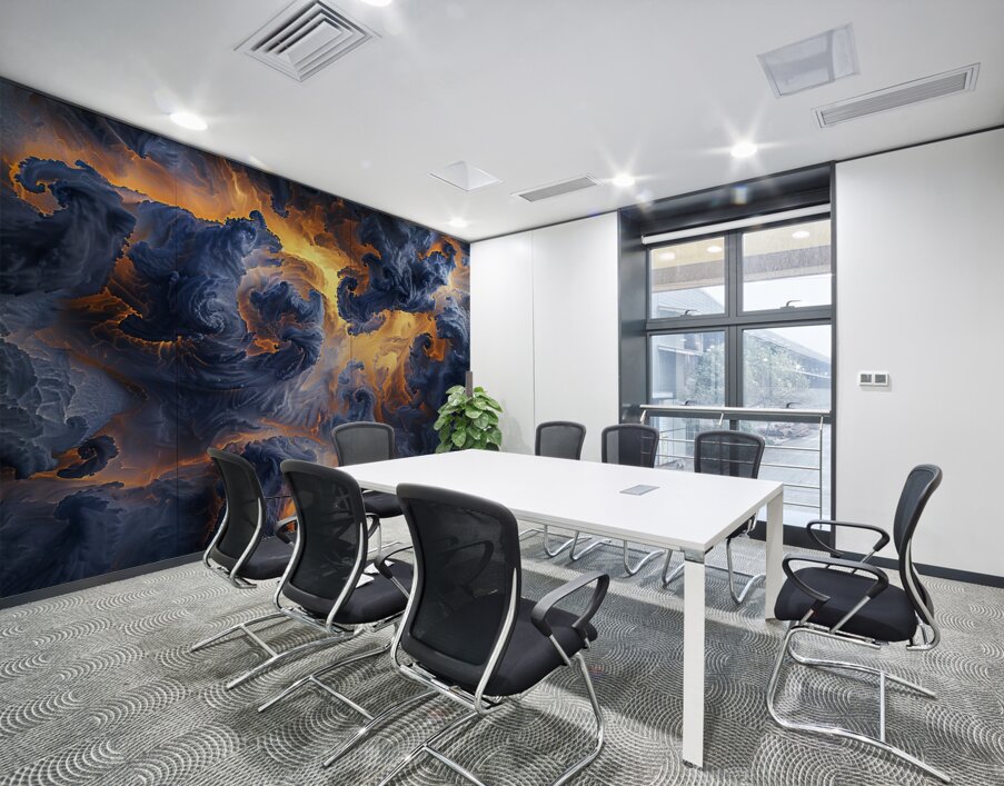 Celestial Turbulence Y92H5Z 60 Wall Printing