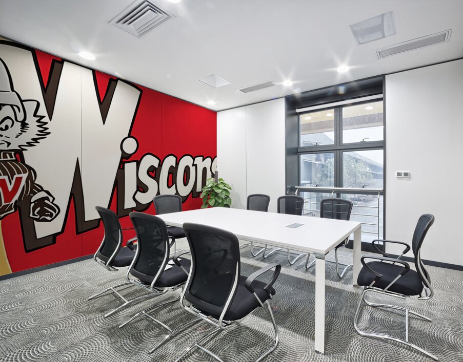 1950s Wisconsin Badgers Football Art Wall Printing