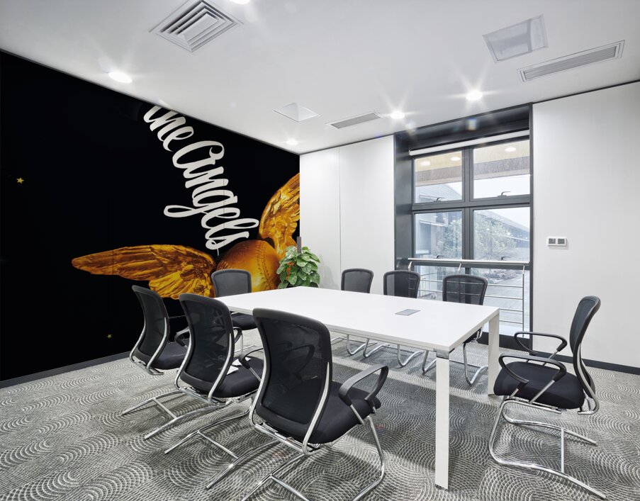 1967 California Angels Vintage Art Wall Printing