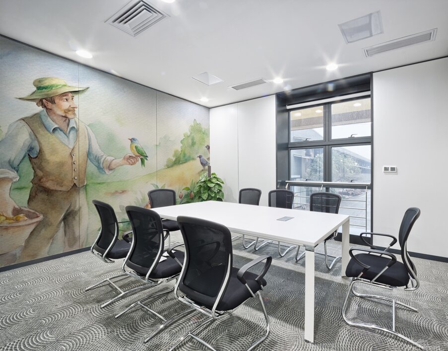 Harmony in the Garden Wall Printing