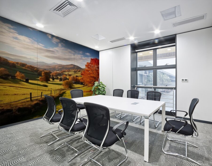 Stunning mural featuring an autumn landscape Wall Printing