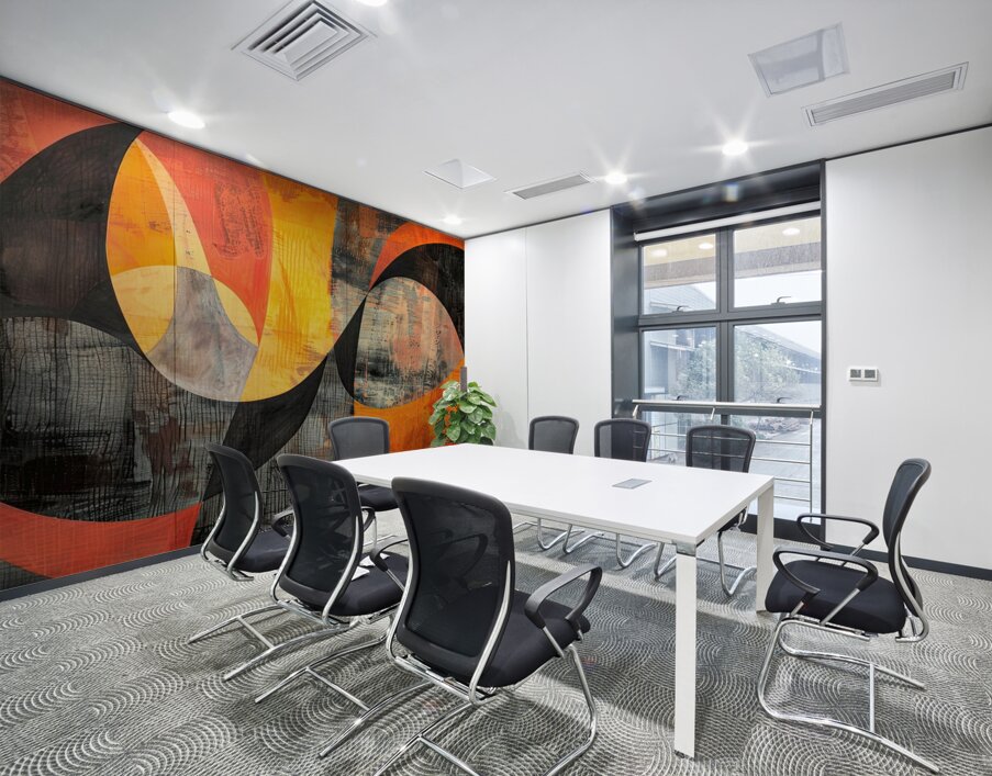 Chromatic Interplay 2P3H9N 60 Wall Printing