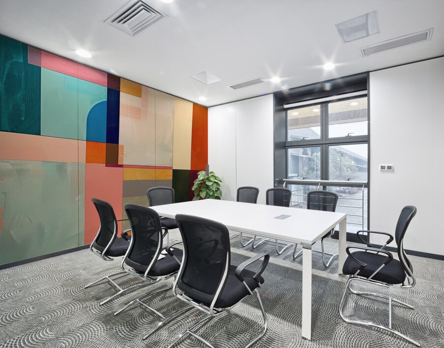 Chromatic Interplay 48H9N 55 Wall Printing