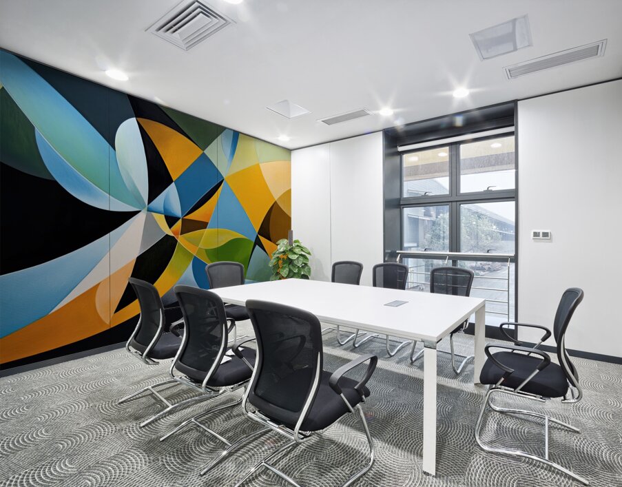 Chromatic Interplay 48H9P 59 Wall Printing