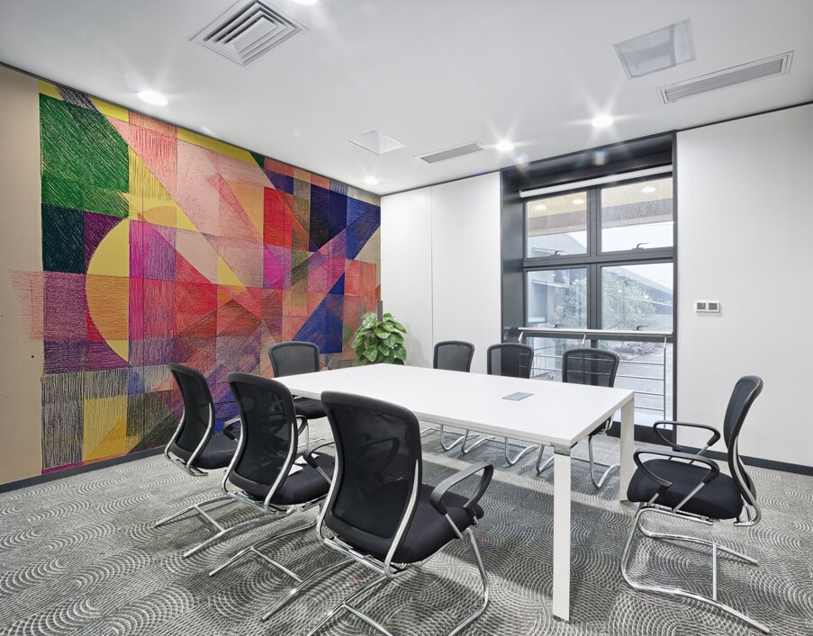 Chromatic Interplay 7H3N2Z 45 Wall Printing