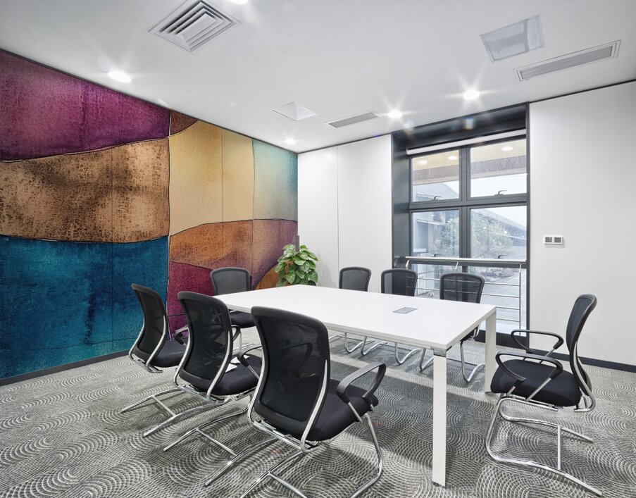 Chromatic Interplay H3N9P2 50 Wall Printing