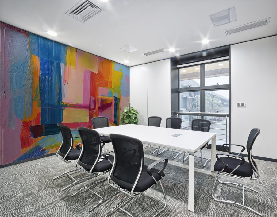 Chromatic Interplay H9P4N2 58 Wall Printing