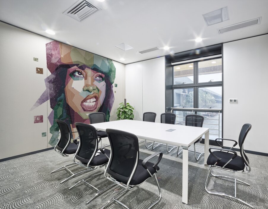 Badu in WPAP style Wall Printing