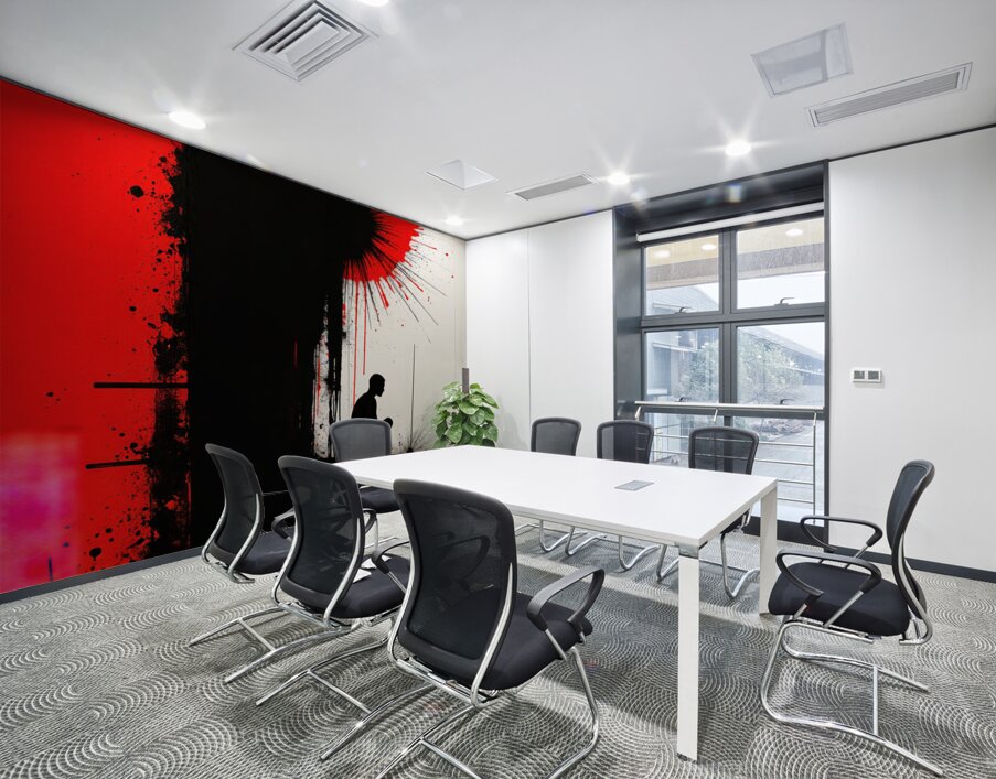  Movement and Tension  Wall Printing