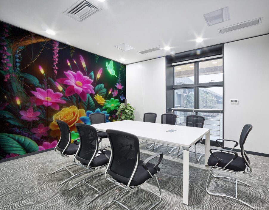 Garden flowers in bright colors 11 Wall Printing