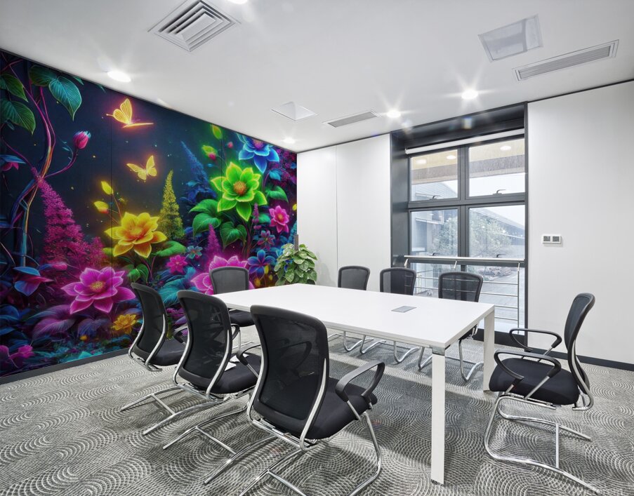 Garden flowers in bright colors 18 Wall Printing