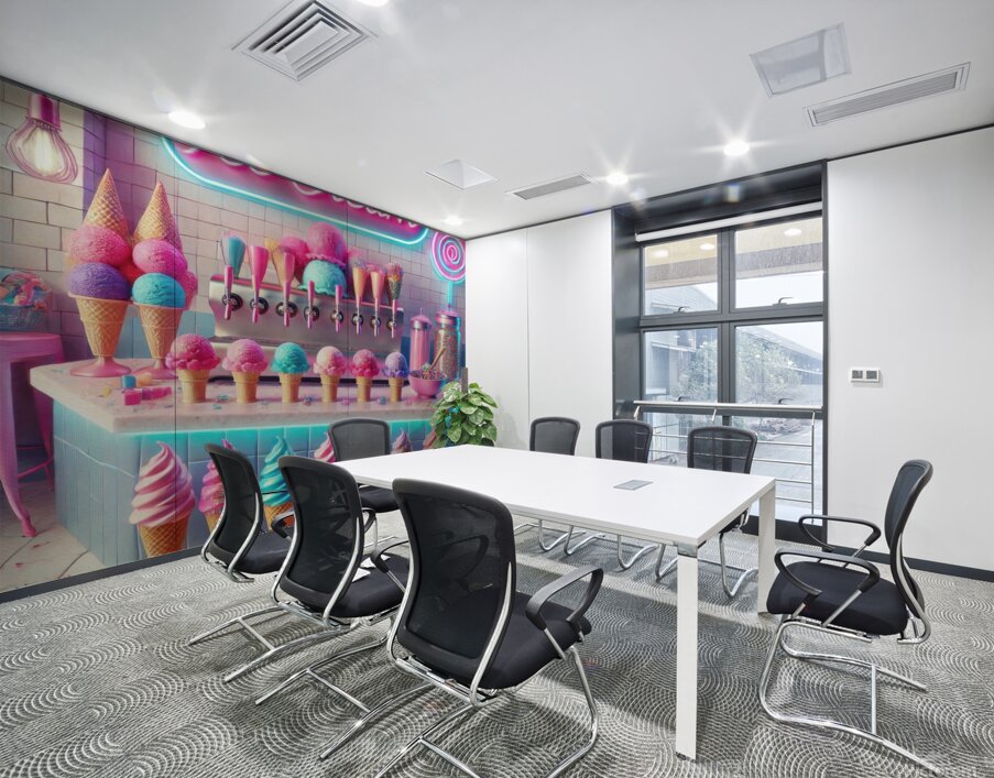 Colorful ice cream 6 Wall Printing