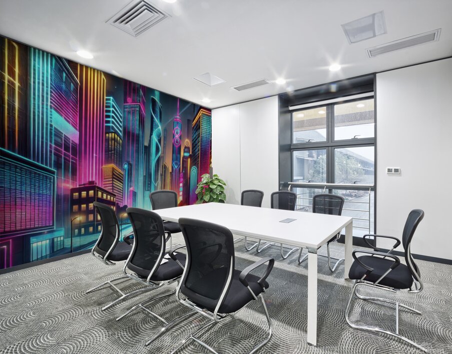 City buildings 2 Wall Printing