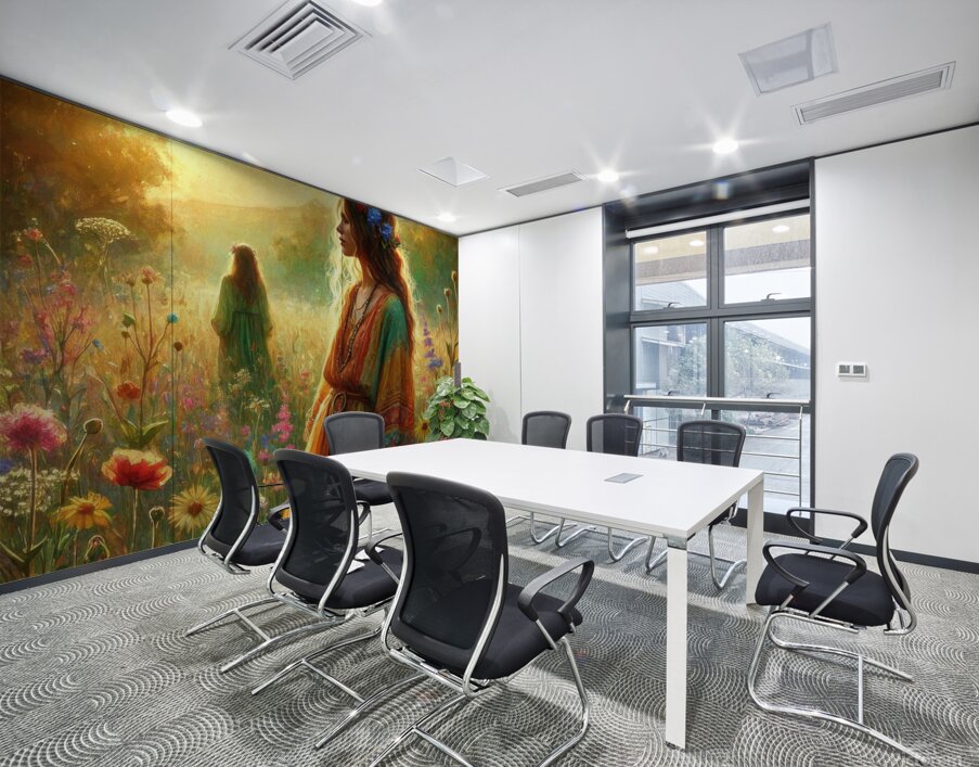 girl in the field 9 Wall Printing