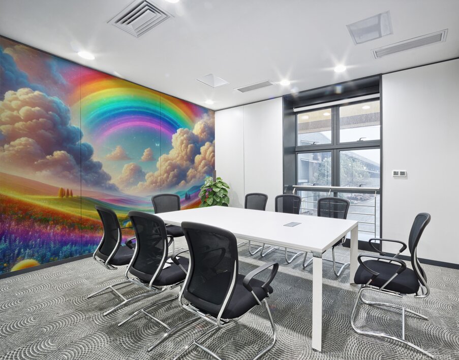 charming colorful nature 4 Wall Printing