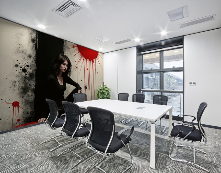 Exuding Confidence   Wall Printing