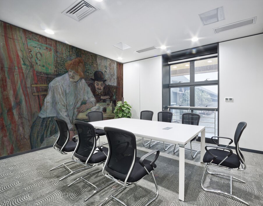 Henri de Toulouse-Lautrec - At the Cafe La Mie Wall Printing