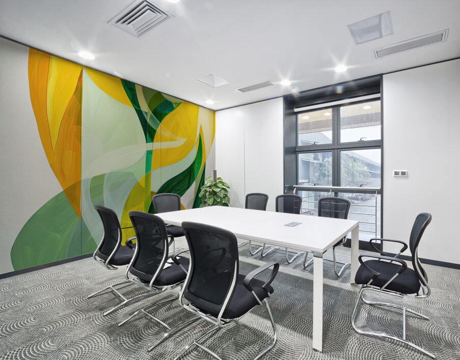 Chromatic Interplay Y8G3N 57 Wall Printing