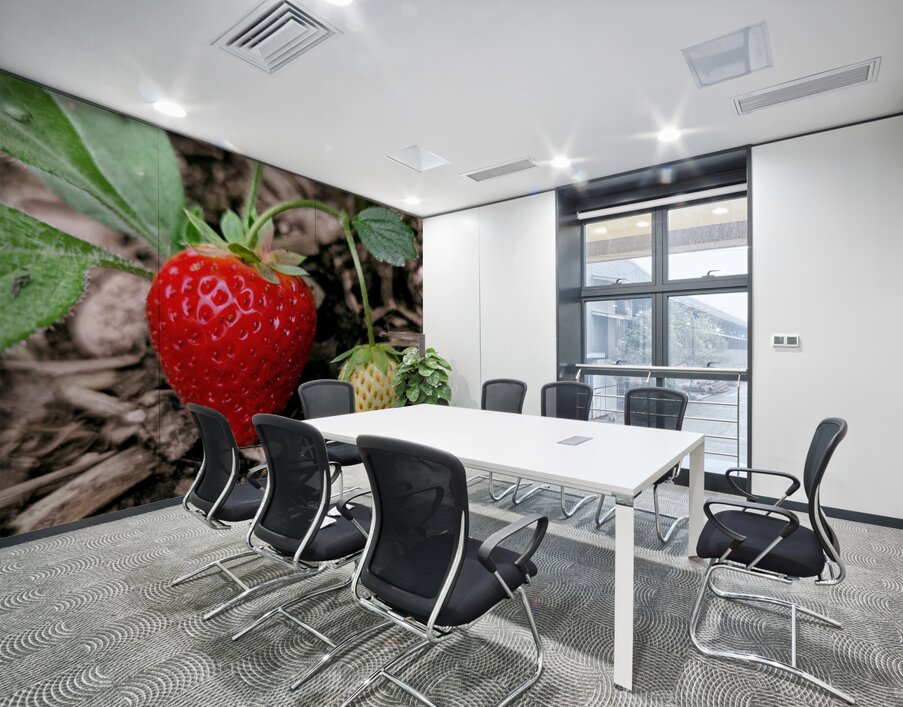 Two Albion Strawberries Wall Printing