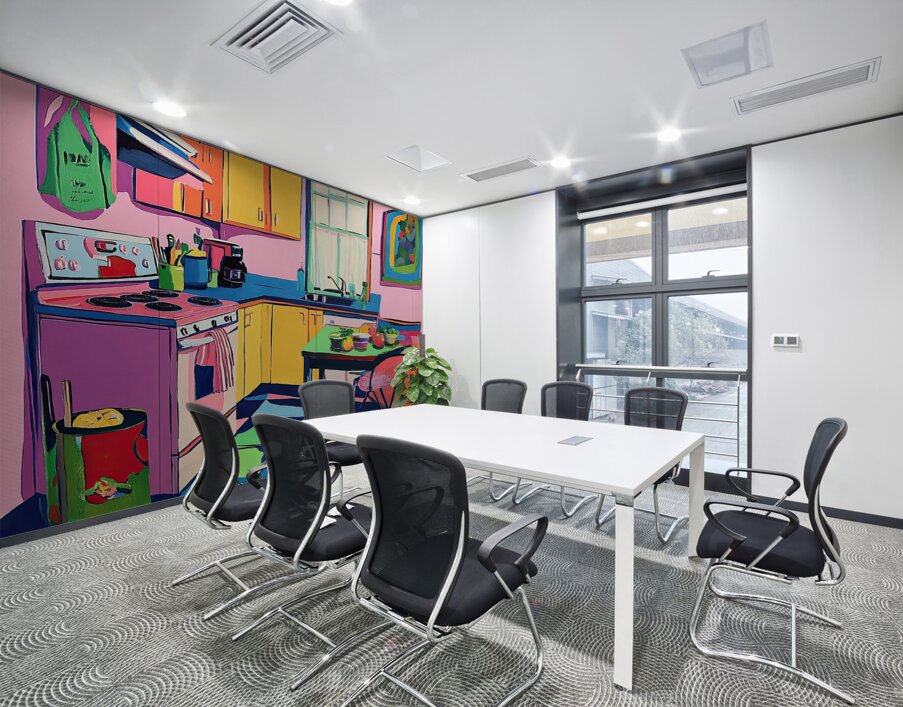 Chromatic Kitchen Still Life N9P2H7 55 Wall Printing