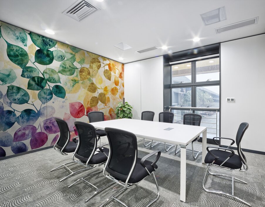 Chromatic Leaf Symphony 2P9H7N 58 Wall Printing