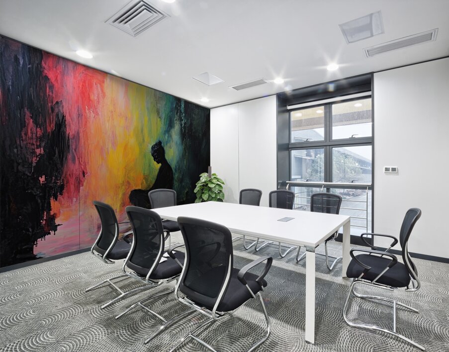 Chromatic Meditation H3N2P9 48 Wall Printing