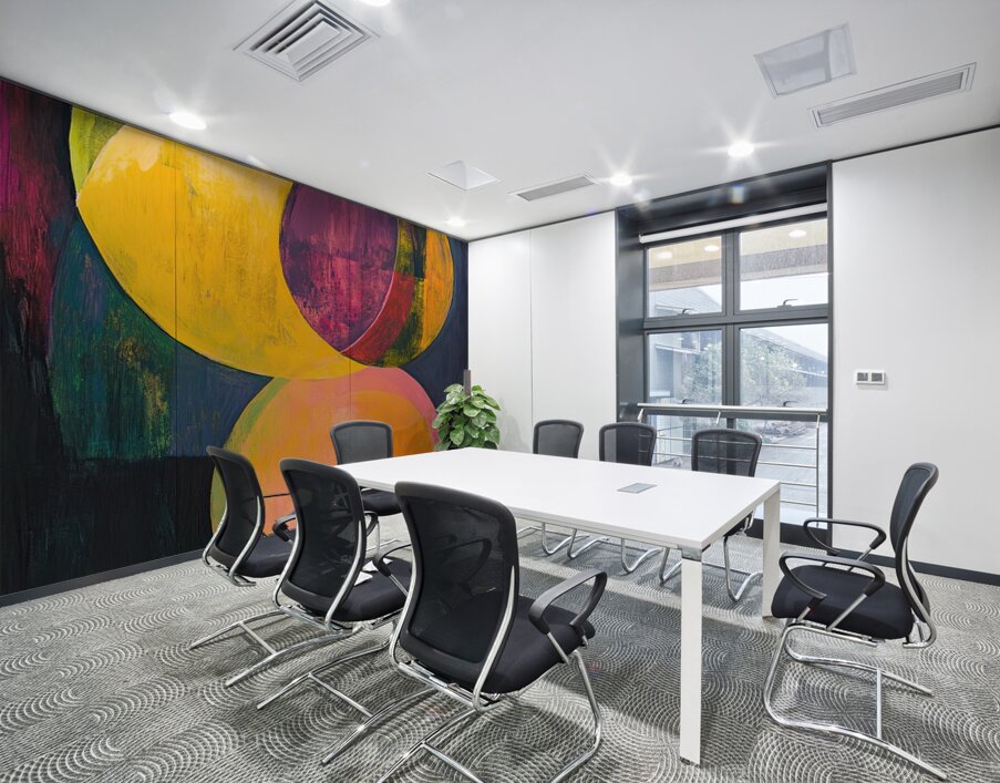 Chromatic Orbs Y59H7N 57 Wall Printing