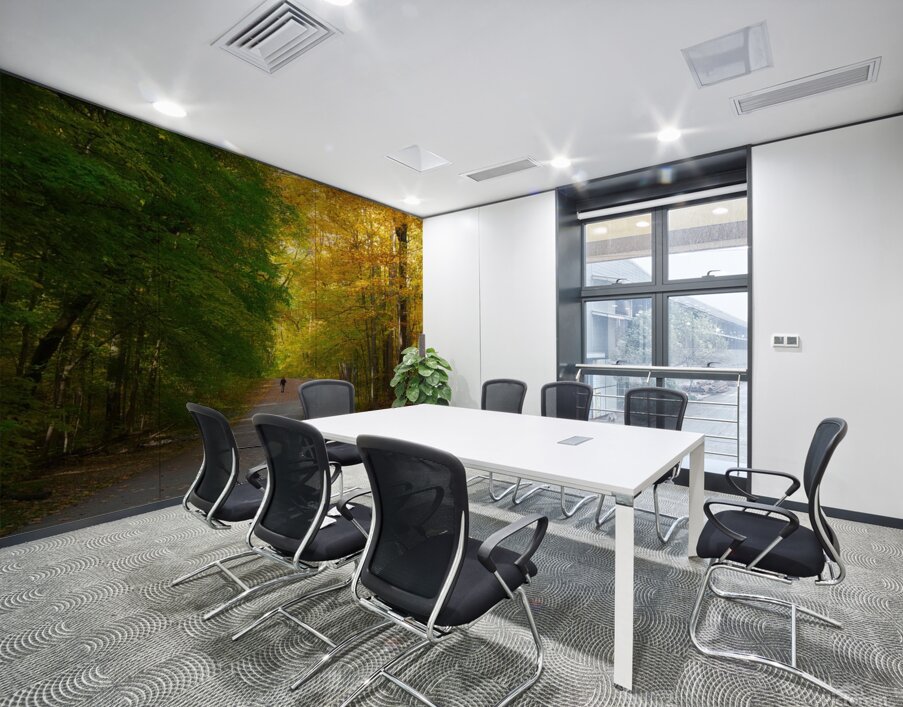 Centered Wall Printing